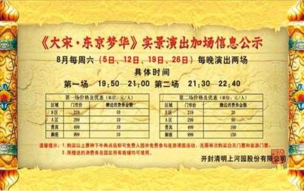 大宋东京梦华门票:晚了就抢不到了?