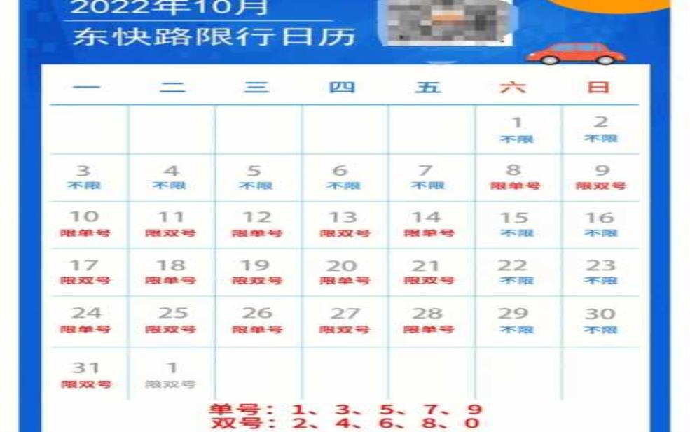  东快路限号时间：节假日也限号吗？ 