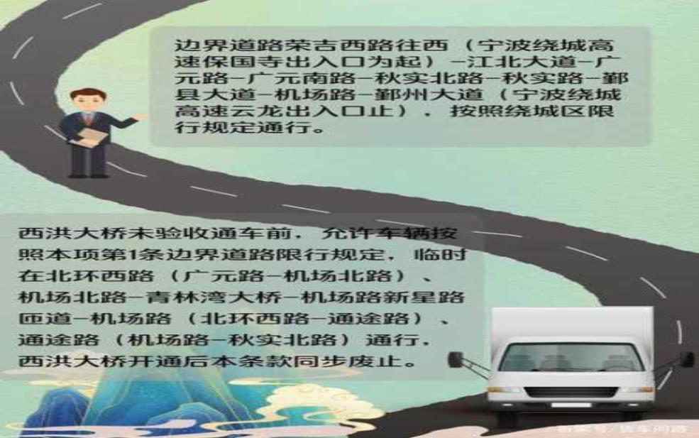 宁波外滩大桥限号吗:货车能开过去吗?
