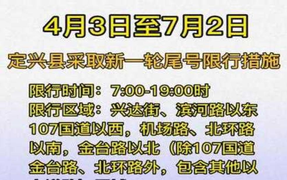  最新限号2024定兴：定兴跟着限吗？ 