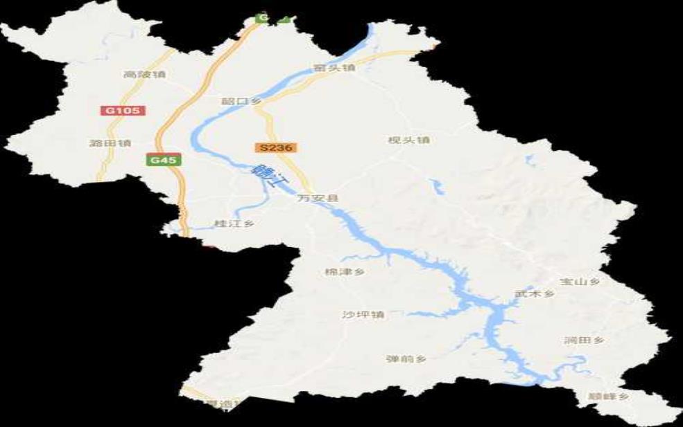 万安县属于哪个市,它是不是江西省的一个县