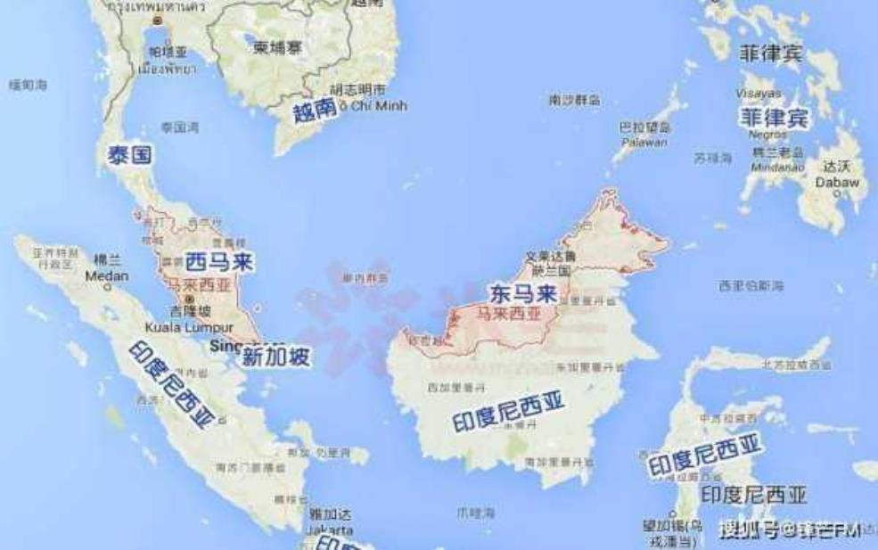 马来西亚有多大:比新加坡大多少?