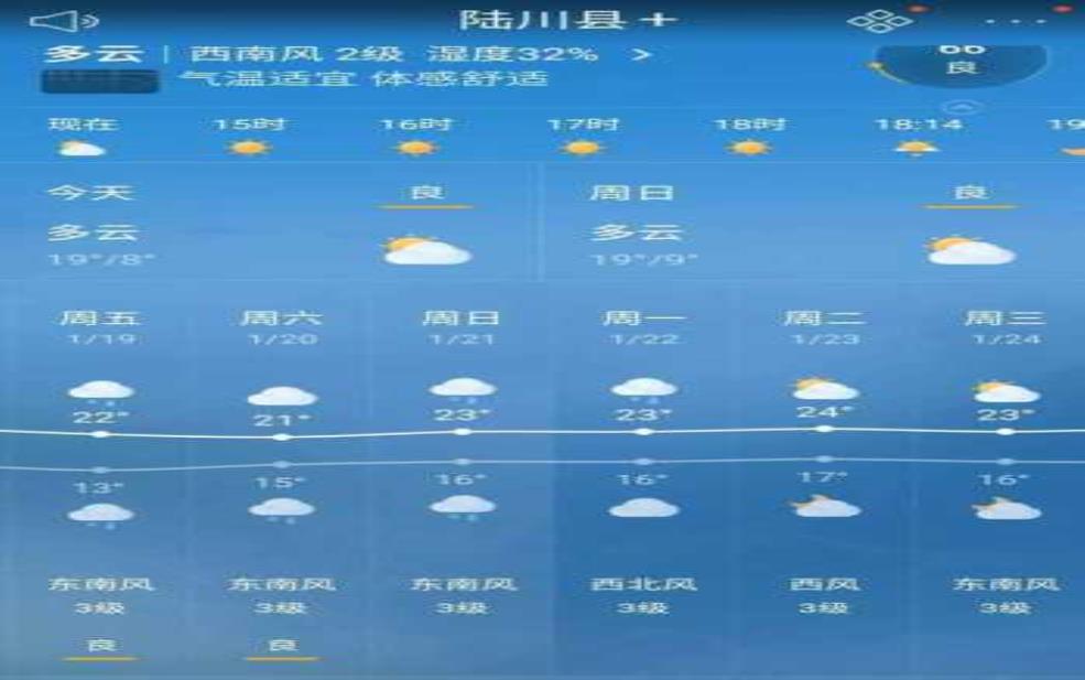下陆天气,气温变化大吗