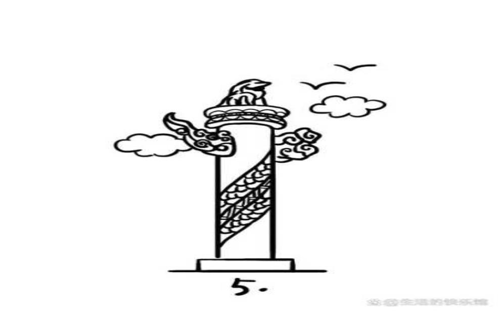  望柱简笔画,简单易学的绘制技巧 