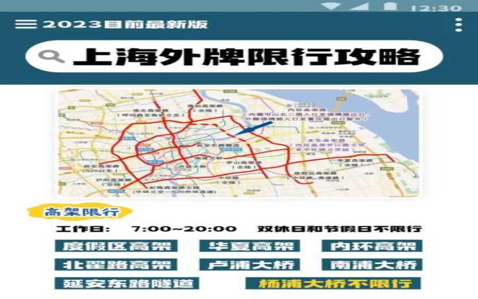 上海工作日外地车限行, 你该如何应对?