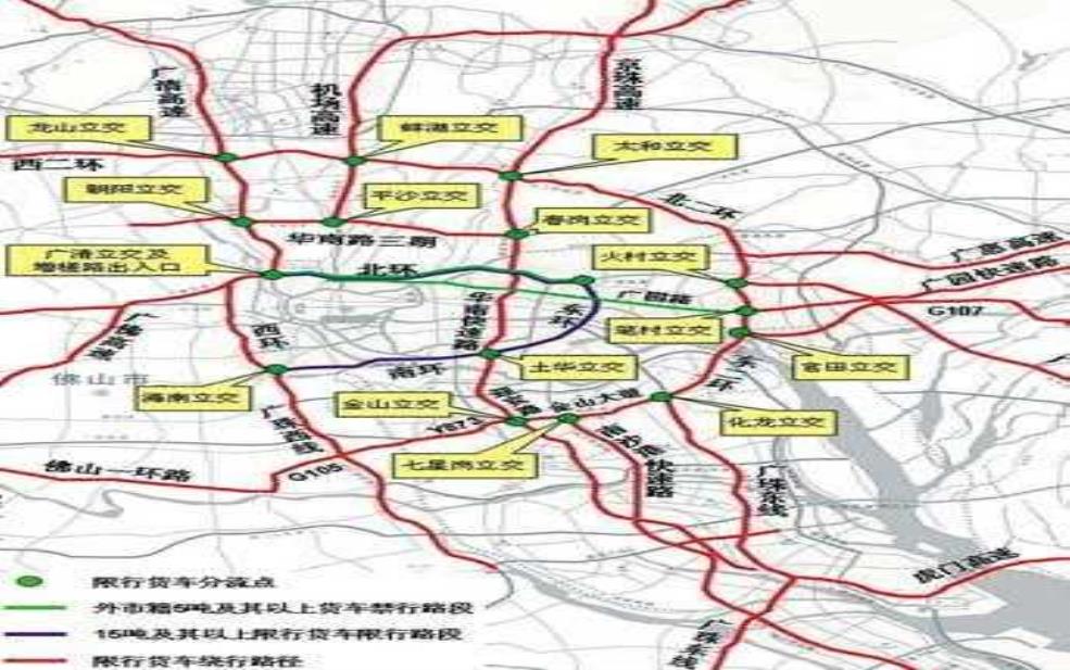 广园快速货车限行, 具体限制时间和区域是什么?