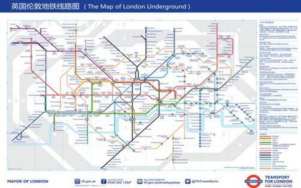  伦敦地铁线路图, 探索全城交通便捷！ 