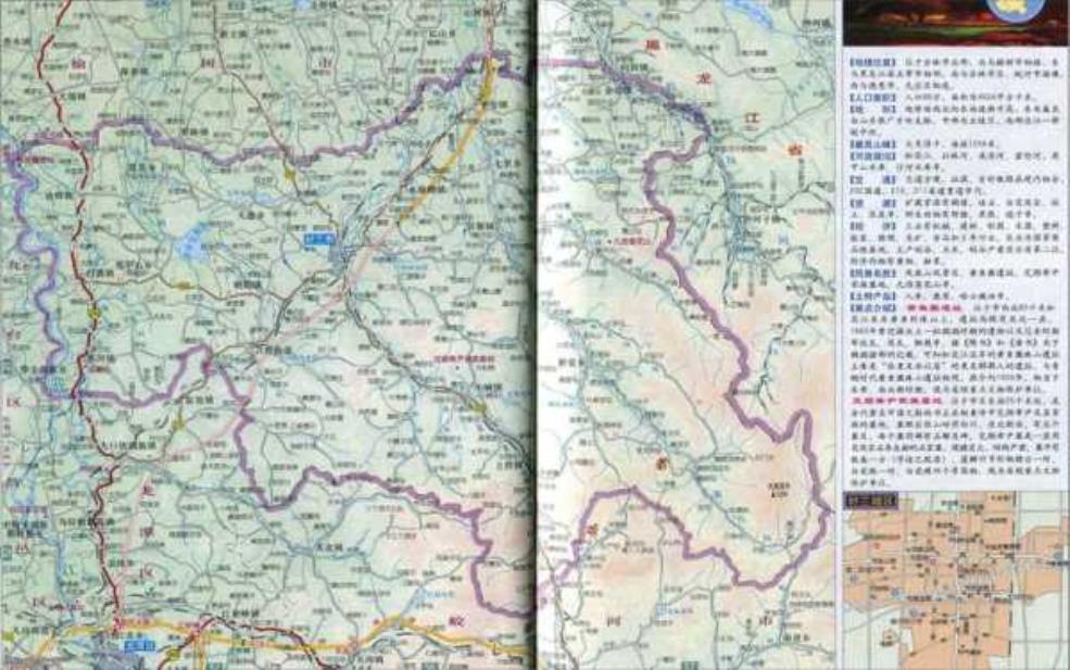  吉林省舒兰市地图, 详细路线与旅游指南 