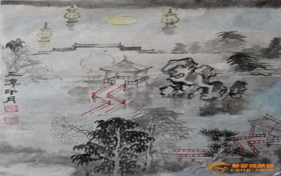  三泉映月，探寻这幅名画的深意与美感 