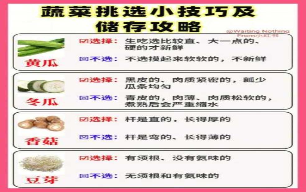  捺菜, 如何挑选和保存技巧？ 