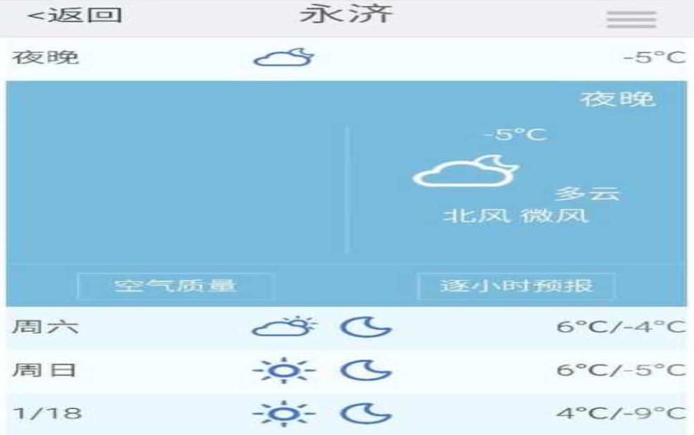  永济市天气预报,未来一周的气象趋势如何？ 