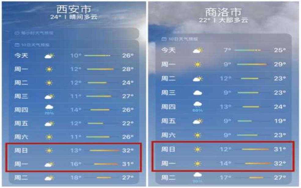 楼观天气预报, 今天的气温和降水情况如何?