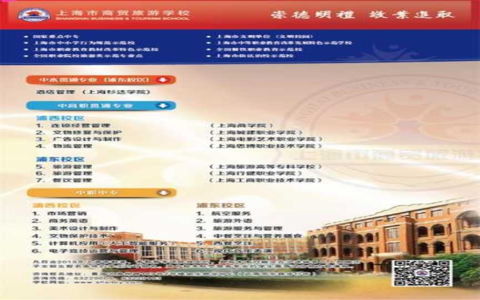  上海市商贸旅游学校，怎样选择专业更合适？ 