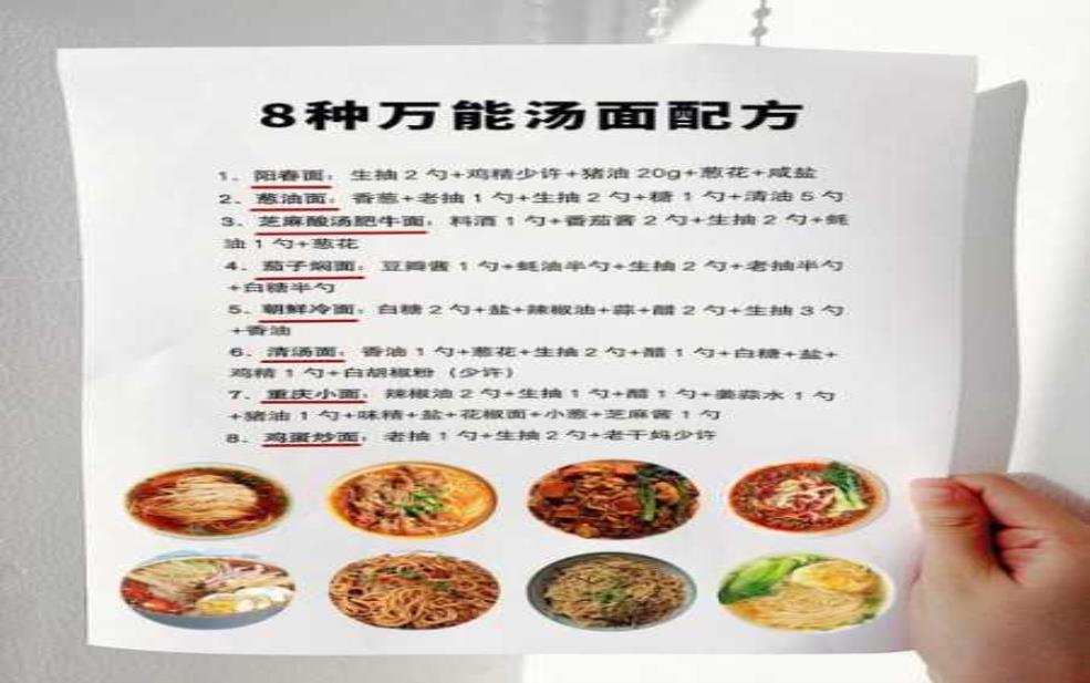  面馆汤料绝密配方，如何打造独特风味？ 