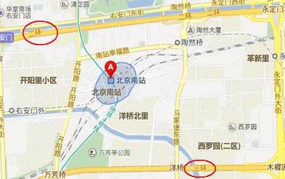 北京南站属于几环_交通便利性分析