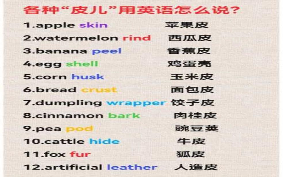 象皮英语怎么说_常见用法和例句解析