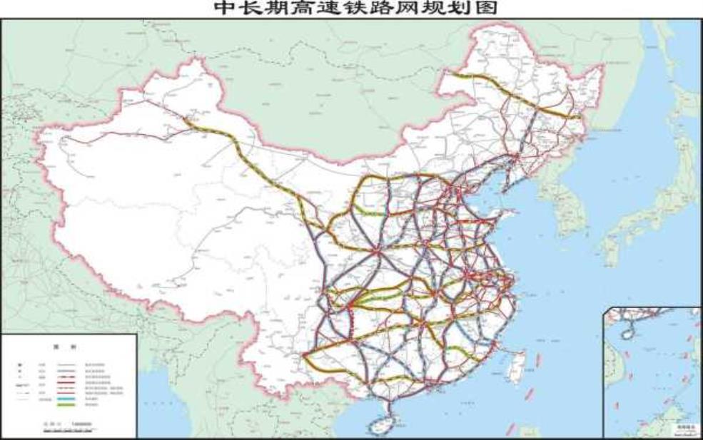 高铁规划图_未来交通布局一览