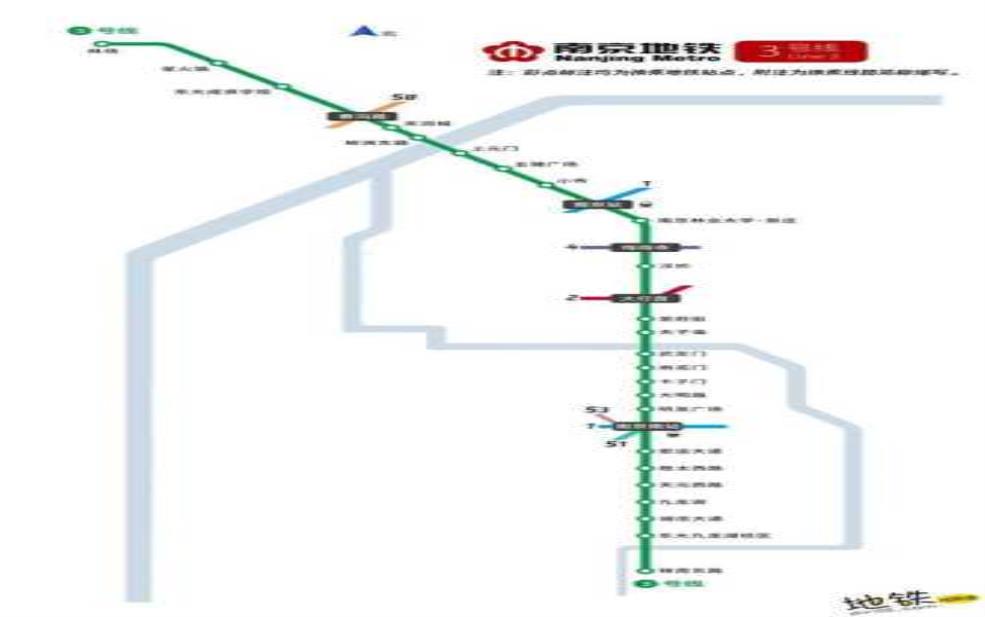  南京地铁3号线线路图_探索最便捷出行路线 