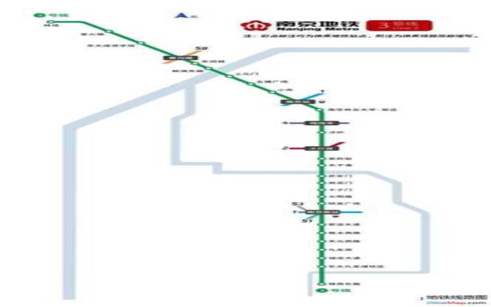  南京地铁3号线路图_探秘南京交通新脉络 