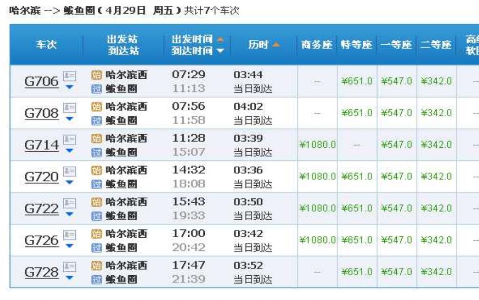  哈大高铁时刻表_最新时间安排及票务信息 