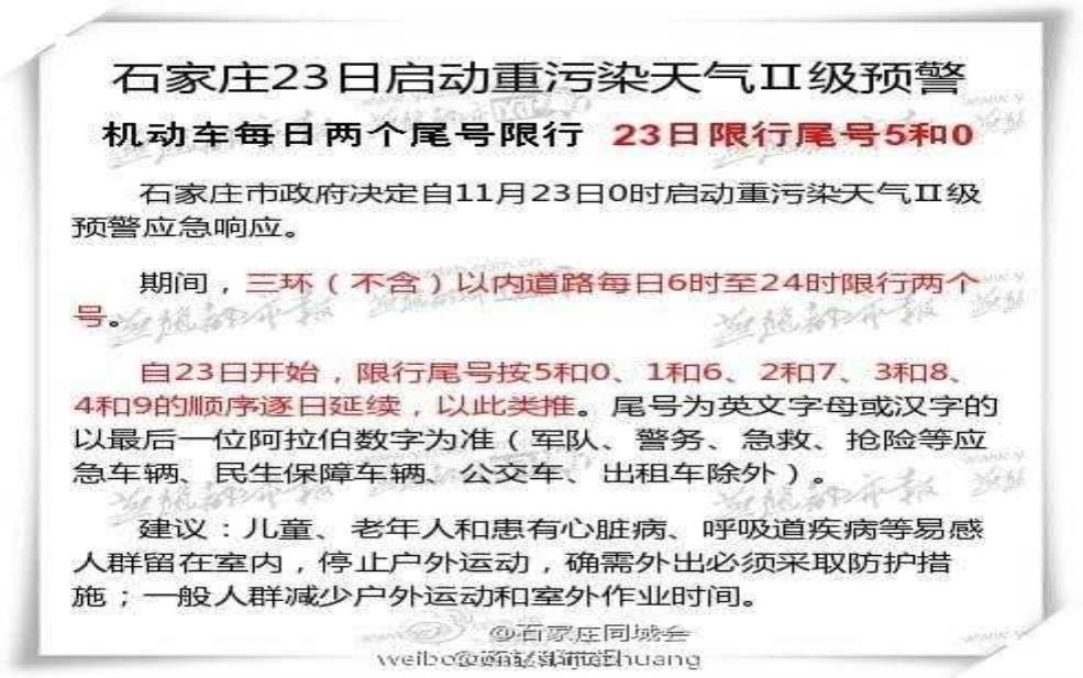 8月11日石家庄限号_具体措施与影响分析