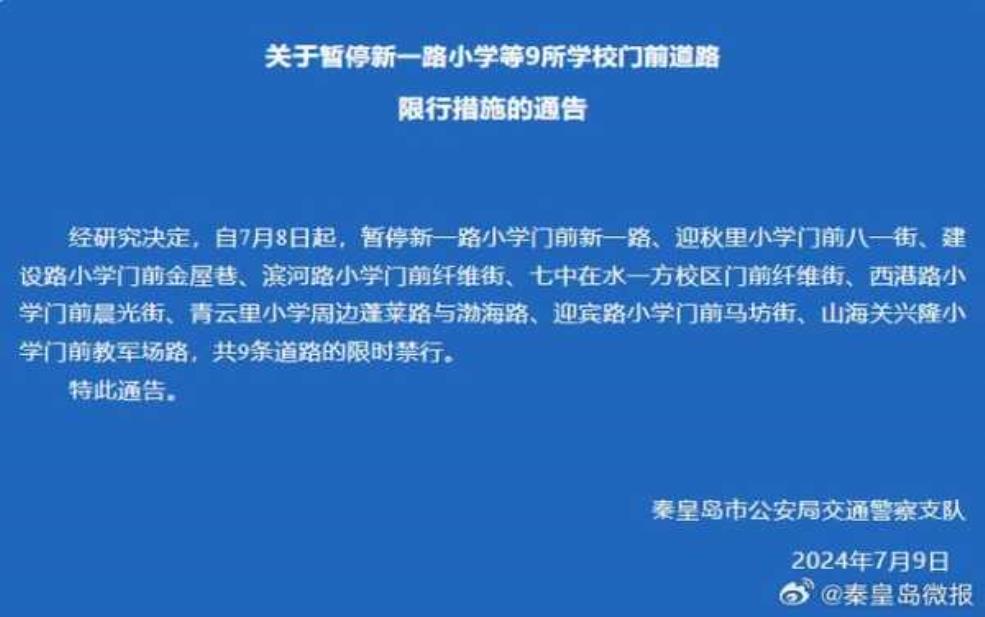 秦皇岛周六日限号吗_了解最新限行政策