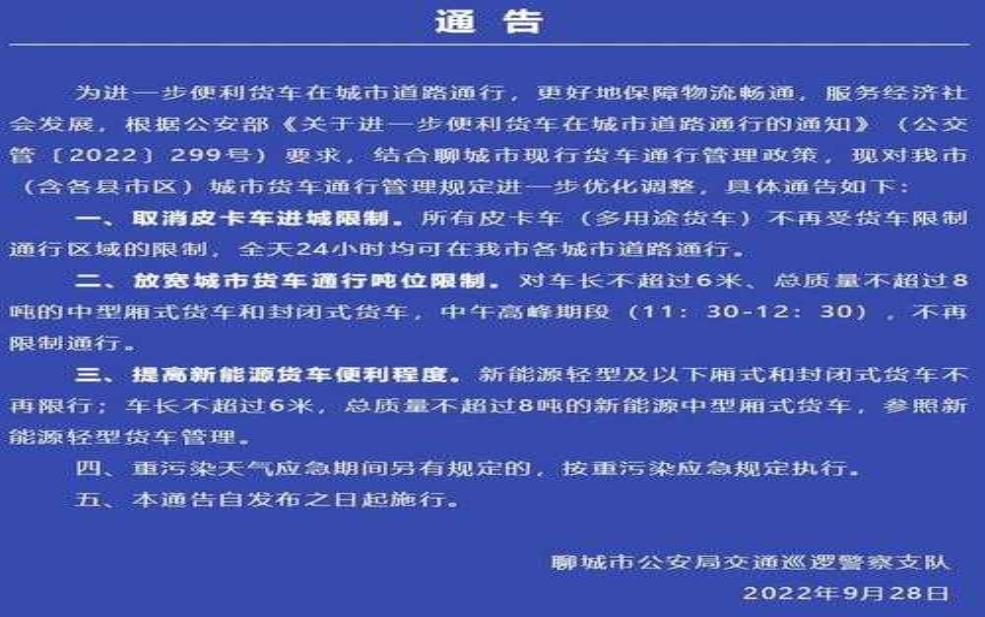 2025聊城限号吗_最新限号政策与影响分析